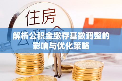 仙游解析公积金缴存基数调整的影响与优化策略