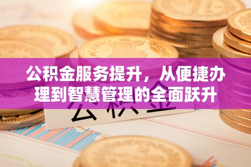 仙游公积金服务提升，从便捷办理到智慧管理的全面跃升