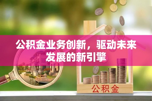 仙游公积金业务创新，驱动未来发展的新引擎