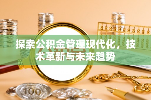 仙游探索公积金管理现代化，技术革新与未来趋势