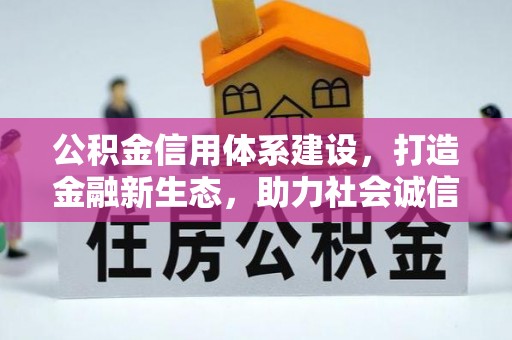仙游公积金信用体系建设，打造金融新生态，助力社会诚信发展