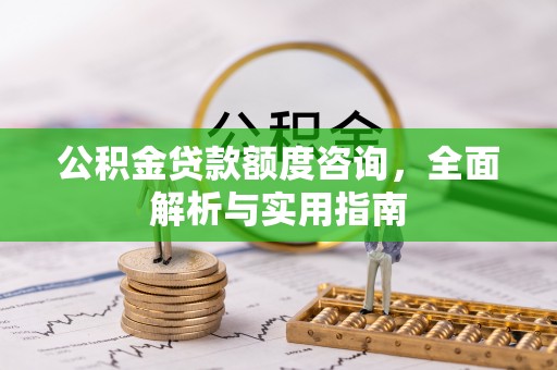 仙游公积金贷款额度咨询，全面解析与实用指南