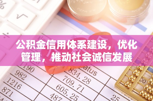 仙游公积金信用体系建设，优化管理，推动社会诚信发展