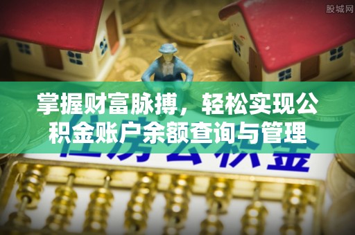 仙游掌握财富脉搏，轻松实现公积金账户余额查询与管理