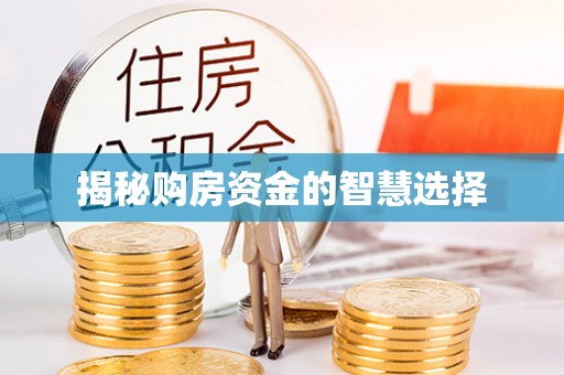 仙游揭秘购房资金的智慧选择