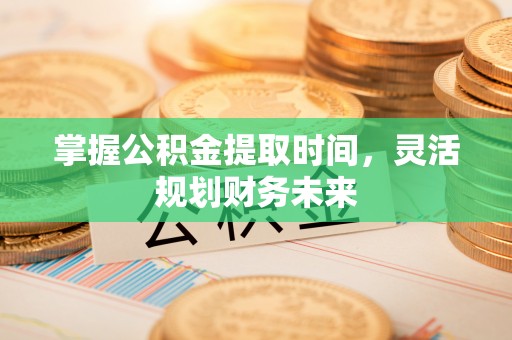 仙游掌握公积金提取时间，灵活规划财务未来