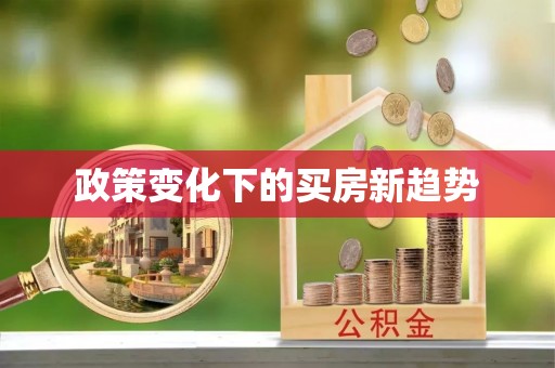 仙游政策变化下的买房新趋势