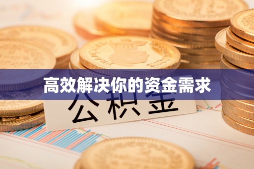 仙游高效解决你的资金需求