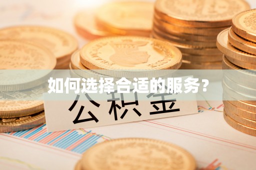 仙游如何选择合适的服务？