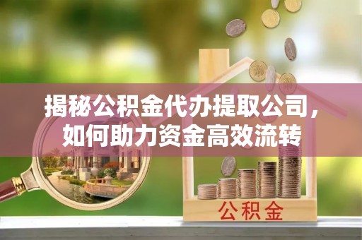 仙游揭秘公积金代办提取公司，如何助力资金高效流转