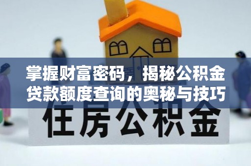 仙游掌握财富密码，揭秘公积金贷款额度查询的奥秘与技巧