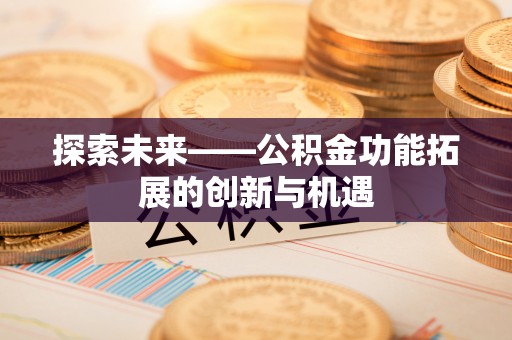 仙游探索未来——公积金功能拓展的创新与机遇