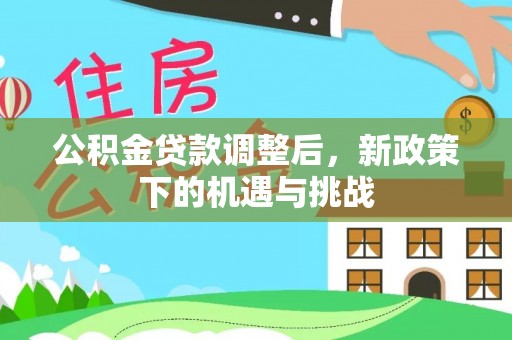 仙游公积金贷款调整后，新政策下的机遇与挑战