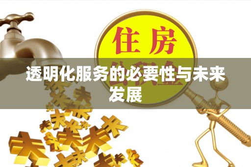 仙游透明化服务的必要性与未来发展