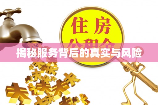 仙游揭秘服务背后的真实与风险