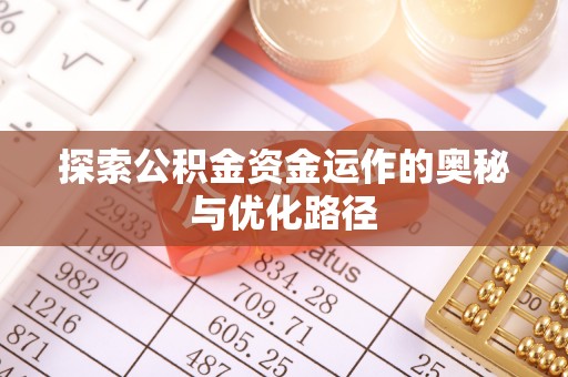 仙游探索公积金资金运作的奥秘与优化路径